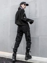 Tooling Multi-pocket Ribbon Overall Pants